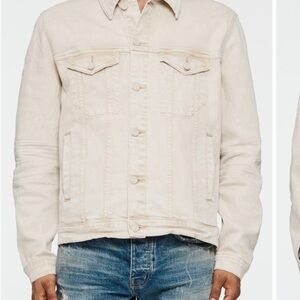 New W/ Tag Purple Brand Men's Tan Denim Jacket M